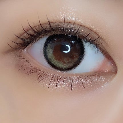 クローリングオリーブブラウン/LENSME/カラーコンタクトレンズを使ったクチコミ(4枚目)