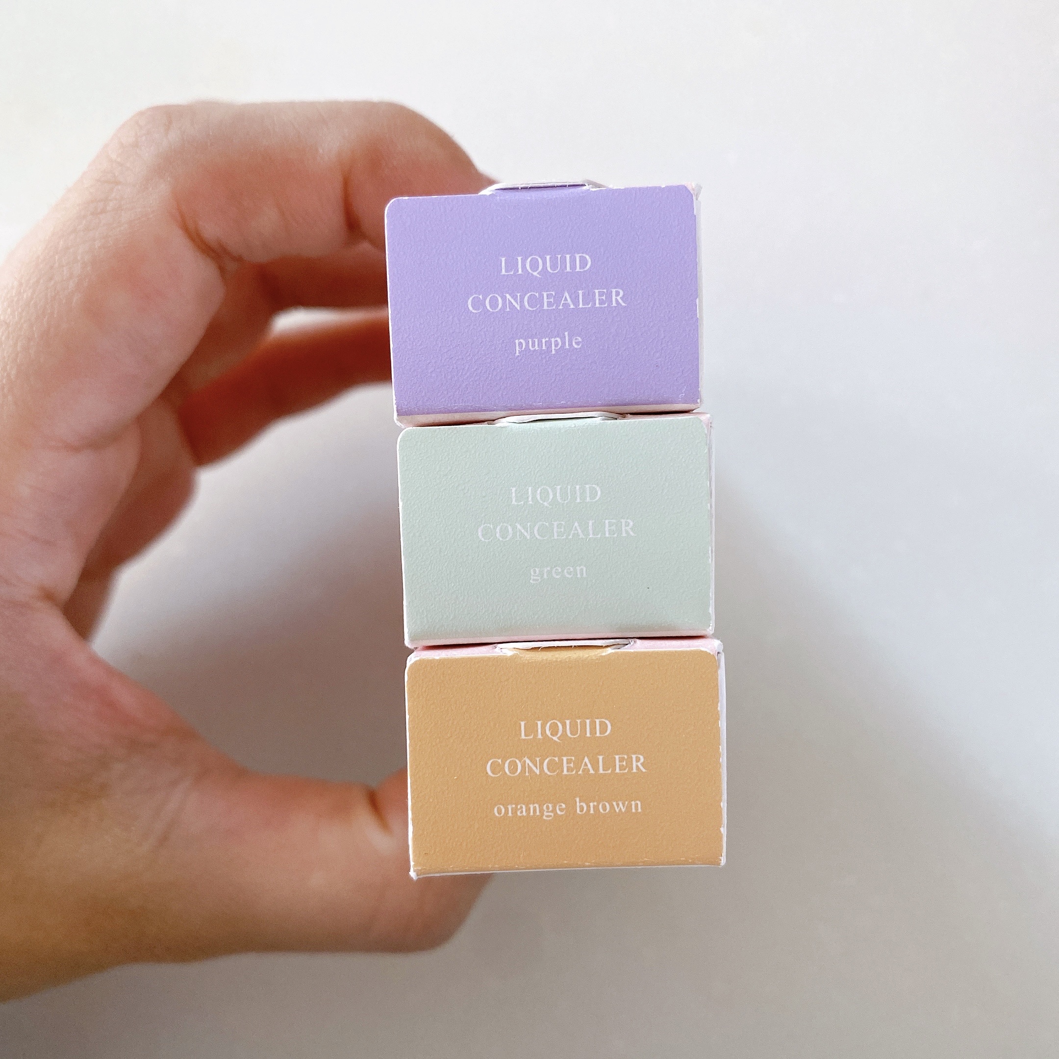 リキッドコンシーラー ピンクパープル/WHOMEE/リキッドコンシーラーを使ったクチコミ（2枚目）