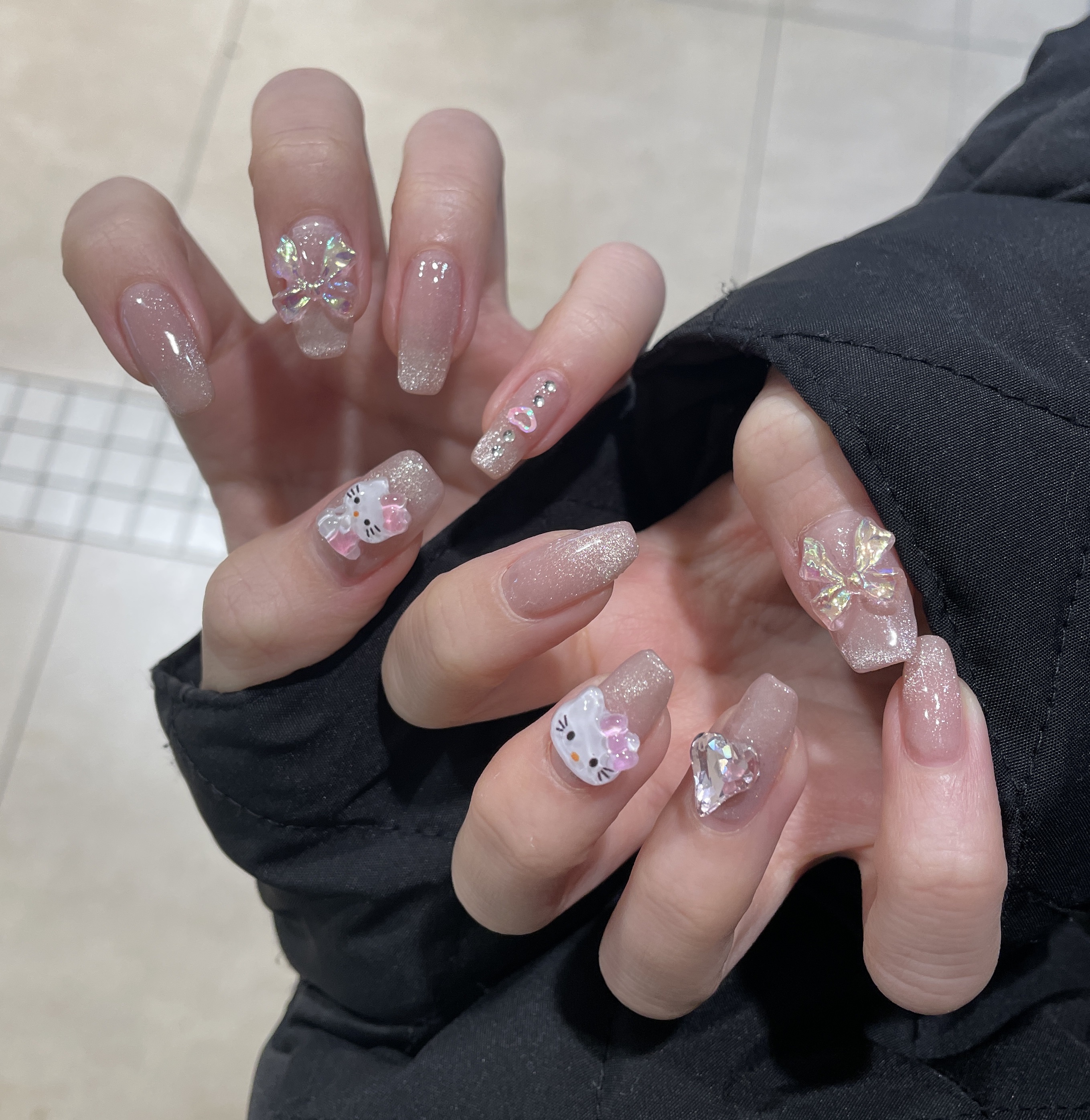 ジェルネイル（ライト対応）/セリア/ジェルネイルを使ったクチコミ（1枚目）