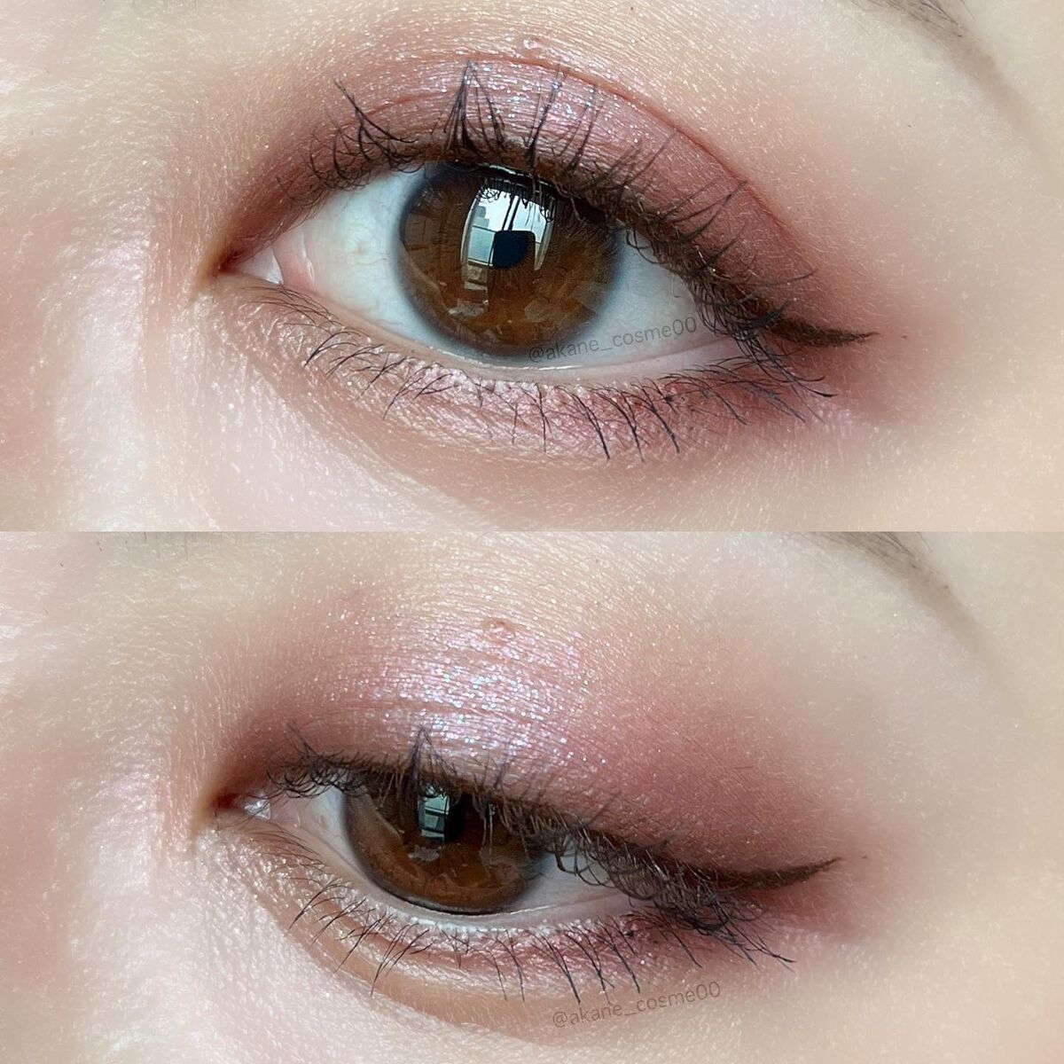 ラメシャワーシャドウ 03 snow sherbet is/funme＋ME/ジェル・クリームアイシャドウを使ったクチコミ（2枚目）