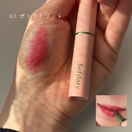 セフィラティ クイーンバレットルージュ/Sefilaty/口紅を使ったクチコミ(3枚目)
