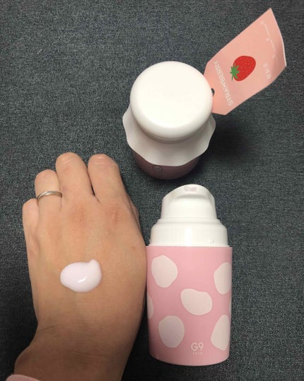 MILK BUBBLE ESSENCE PACK #STRAWBERRY/G9SKIN/美容液を使ったクチコミ(2枚目)