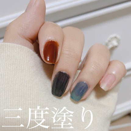 ムードペブルネイル/rom&nd/マニキュアを使ったクチコミ(4枚目)