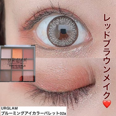 UR GLAM　BLOOMING EYE COLOR PALETTE/U R GLAM/アイシャドウパレットを使ったクチコミ（1枚目）