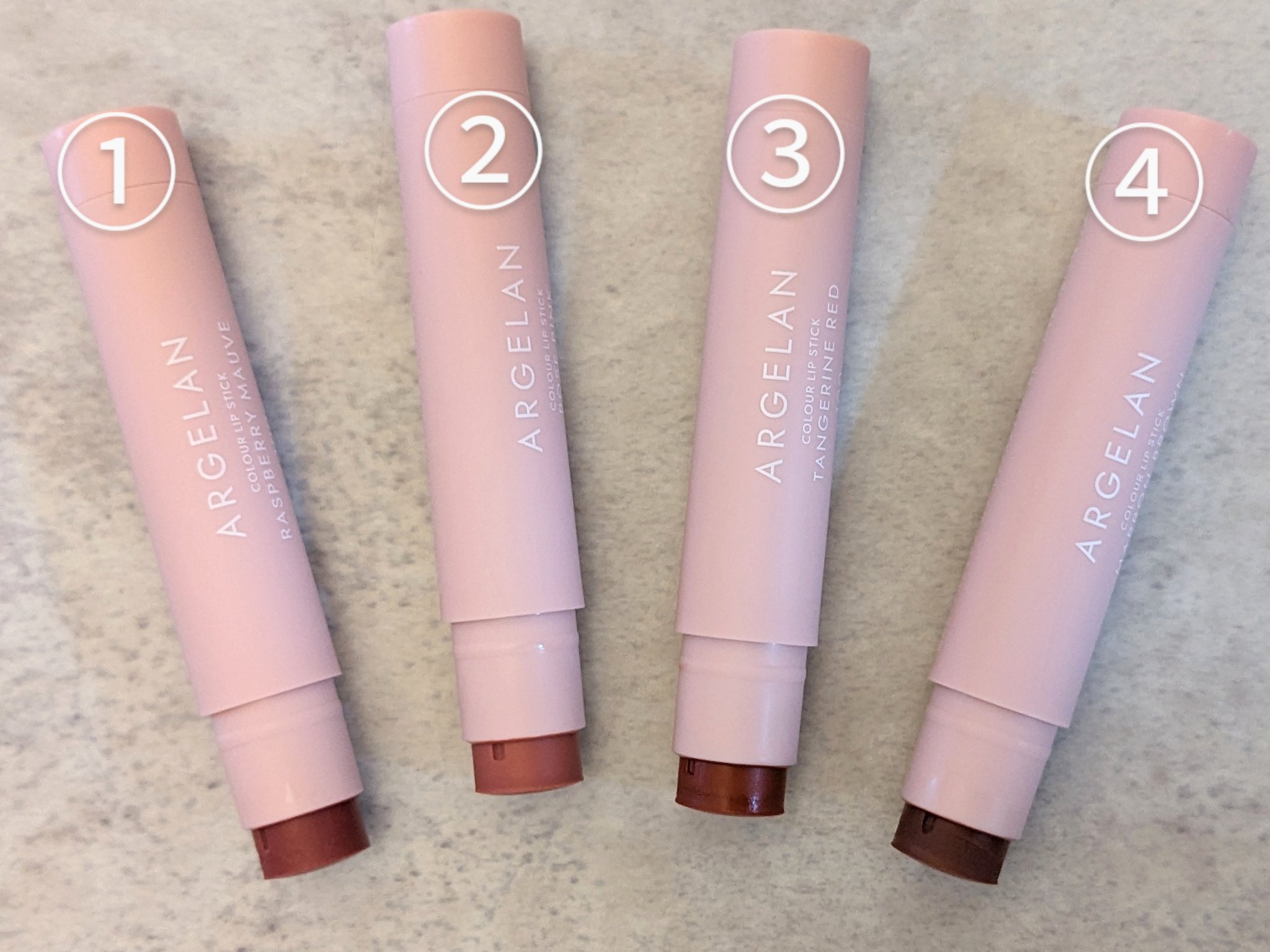 オーガニックカラーリップスティック/アルジェラン/口紅を使ったクチコミ（2枚目）