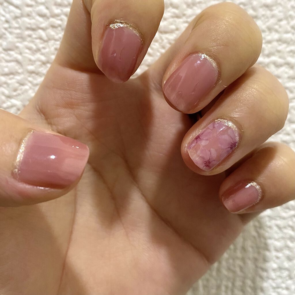 しずくネイルシール/キャンドゥ/ネイルシールを使ったクチコミ（1枚目）