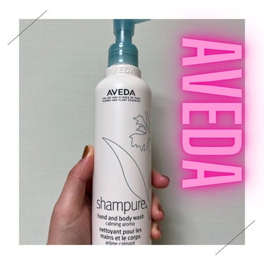 AVEDA シャンピュア ボディ ローションのクチコミ「୨୧┈┈┈┈┈┈┈┈┈┈┈┈┈┈┈୨୧
AVEDA
シャンピュアハンド＆ ボディ ウォッシュ
.....」（1枚目）