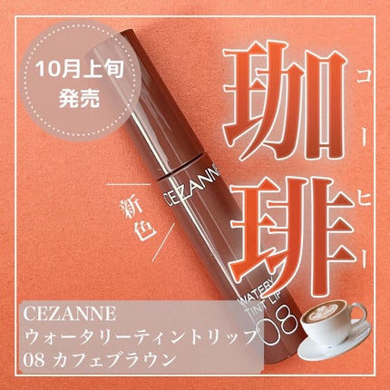 ウォータリーティントリップ/CEZANNE/リップティントを使ったクチコミ(1枚目)