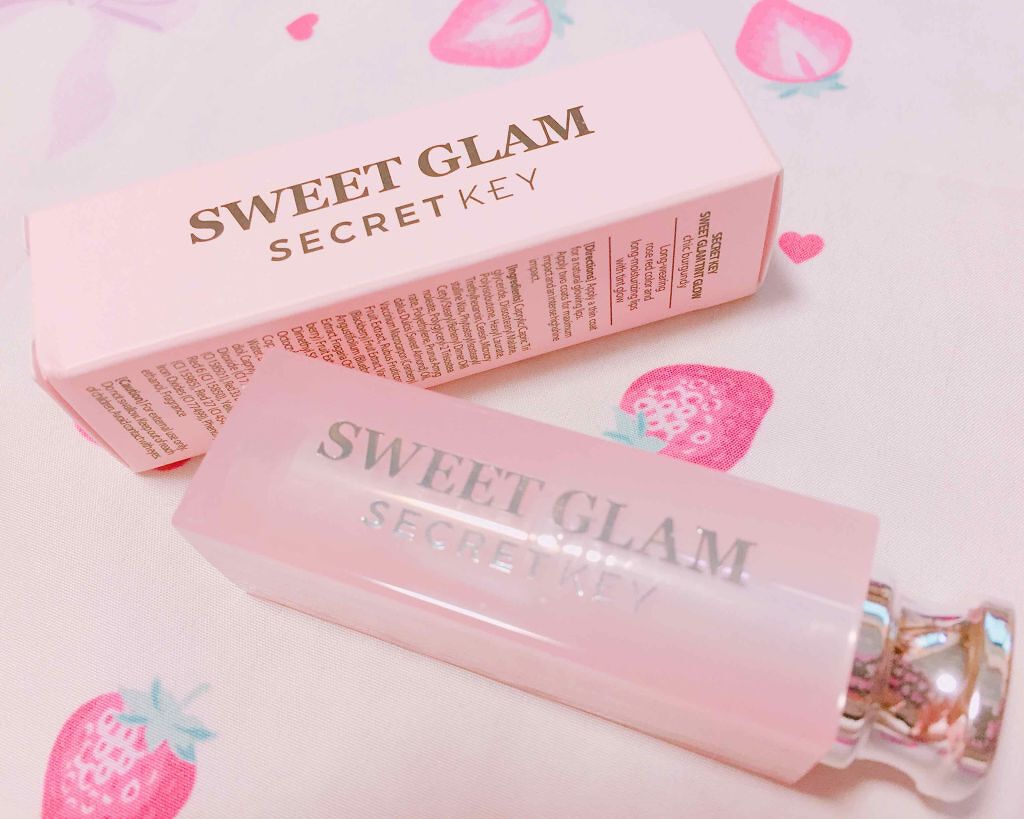 SWEET GLAM TINT GLOW/SECRET KEY/口紅を使ったクチコミ（1枚目）