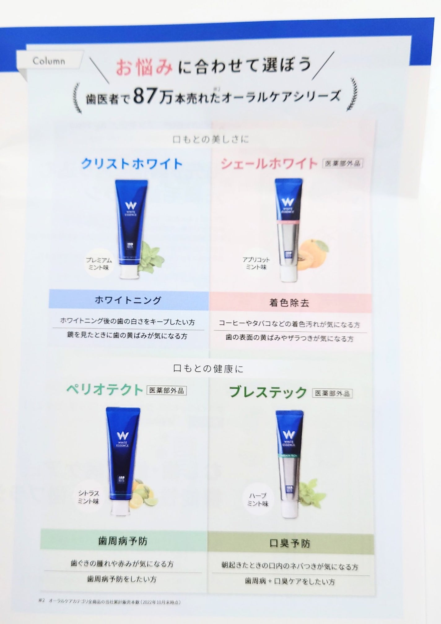 シェールホワイト/ホワイトエッセンス/歯磨き粉を使ったクチコミ(5枚目)