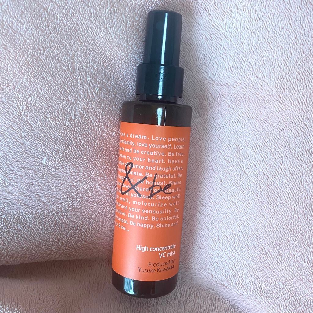 ハイコンセントレイト VC ミスト/&be/ミスト状化粧水を使ったクチコミ(1枚目)
