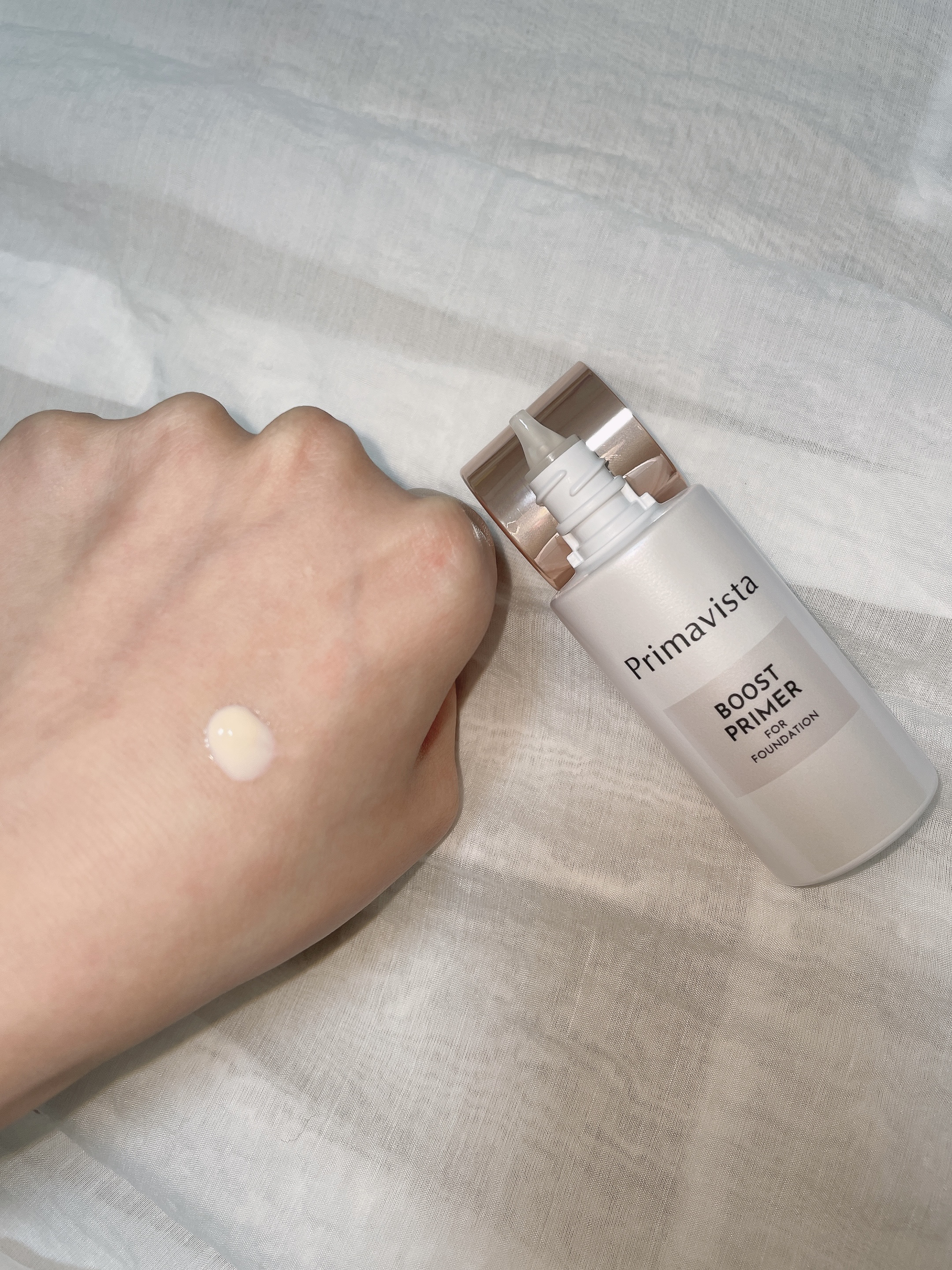 ファンデブースト<皮脂くずれ防止>/プリマヴィスタ/化粧下地を使ったクチコミ（2枚目）