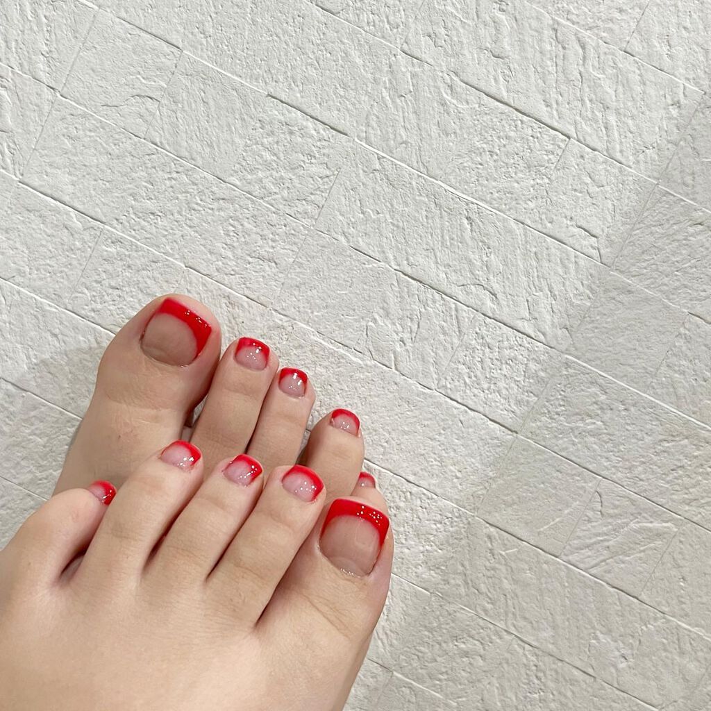 cst on LIPS 「#フットネイル#footnail#夏ネイル#夏💅#ネイル好きな..」(1枚目)