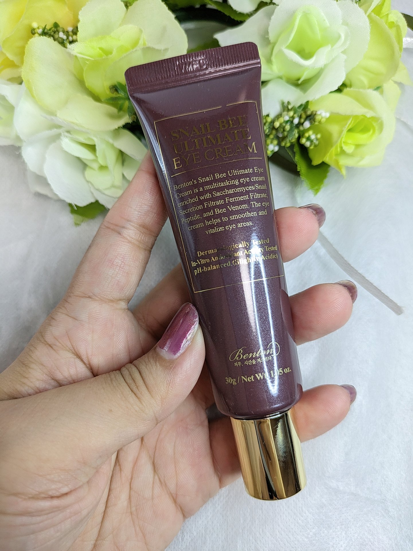 フェルメンテーション アイクリーム 30g/BENTON/アイケア・アイクリームを使ったクチコミ（1枚目）