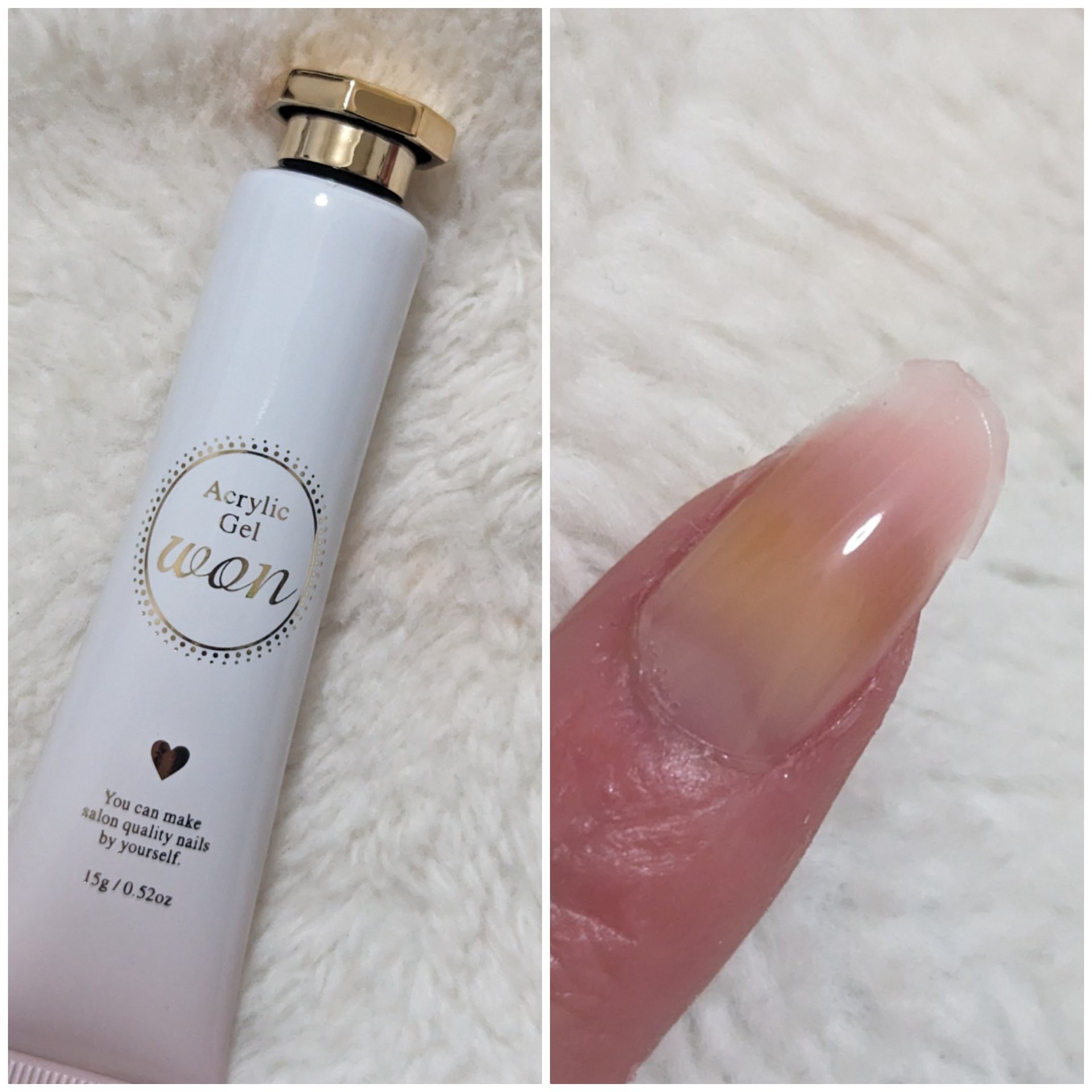 ３Dジェル ワン	/ウイング・ビート/ジェルネイルを使ったクチコミ（2枚目）