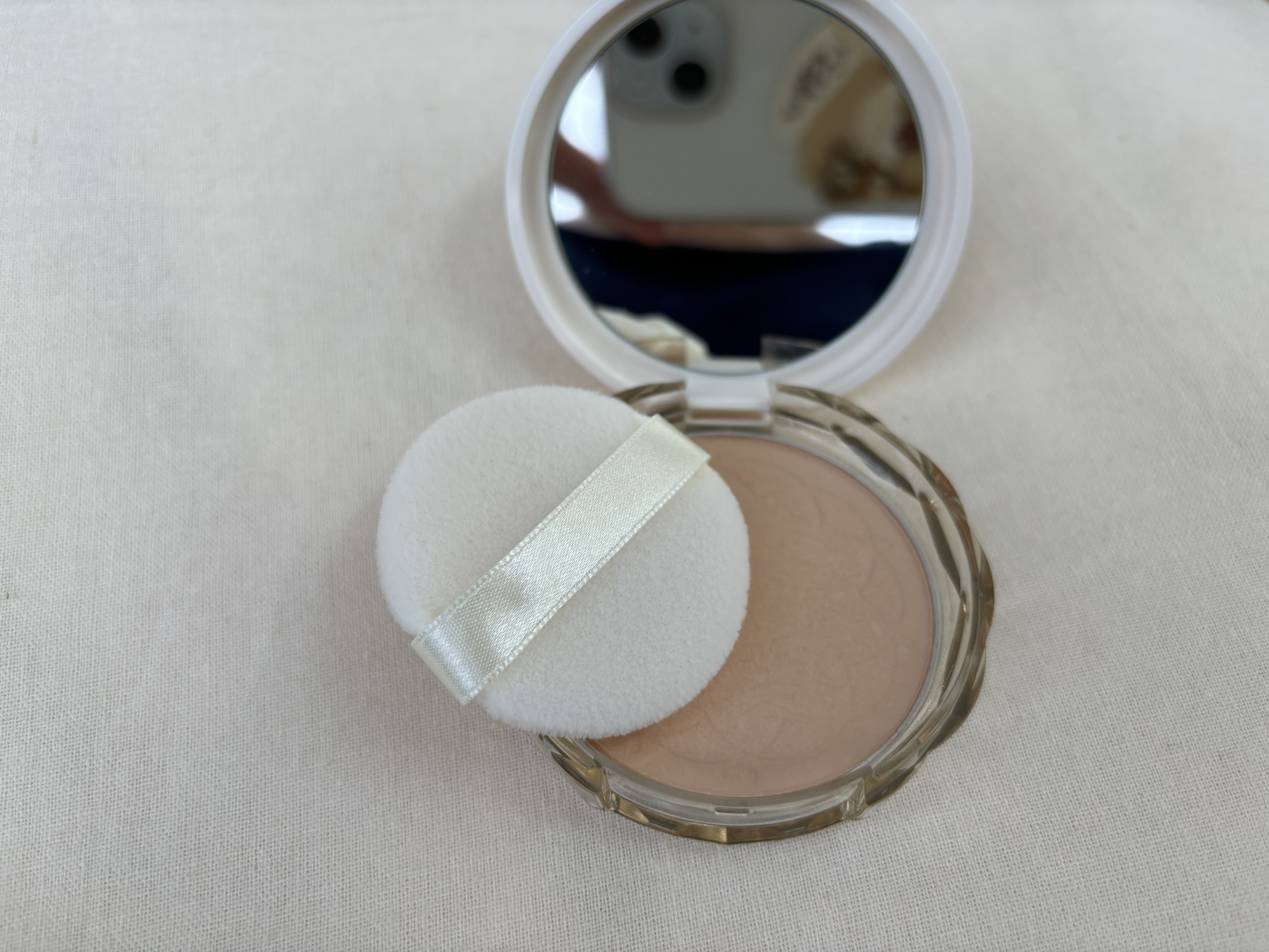 UVシルクカバーパウダー 02 ナチュラル/CEZANNE/プレストパウダーを使ったクチコミ（1枚目）