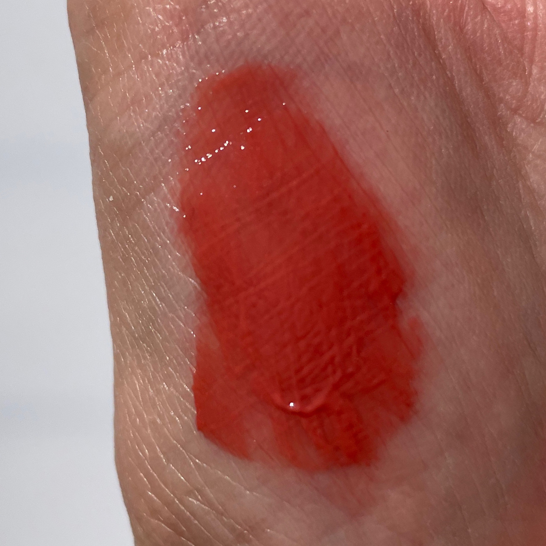 ジェルフィットティント パンプキンジェリー/AMUSE/リップティントを使ったクチコミ（3枚目）