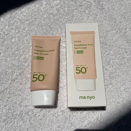 ファンデフリー サンクリーム/manyo/日焼け止めクリームを使ったクチコミ(1枚目)