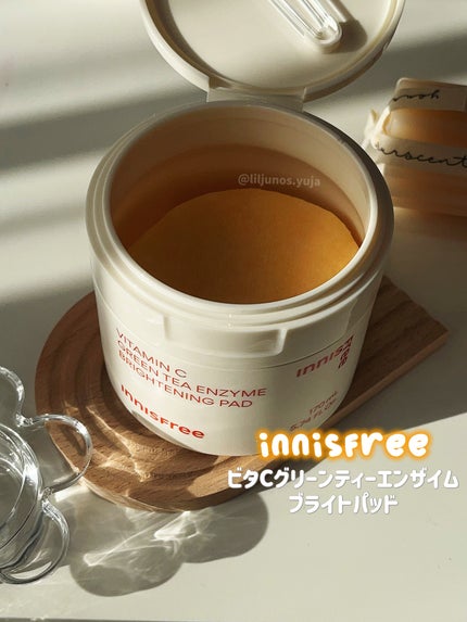 ビタC グリーンティーエンザイム ブライト パッド/innisfree/トナーパッドを使ったクチコミ(1枚目)