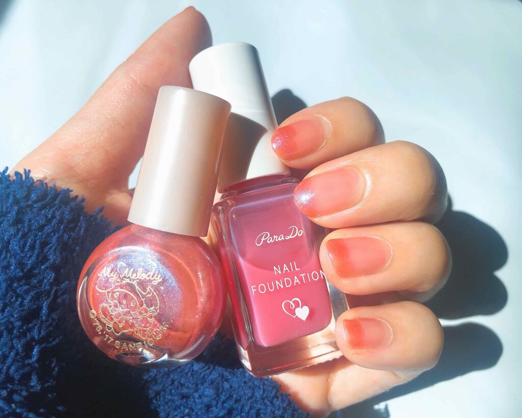 ネイルファンデーション/パラドゥ/マニキュアを使ったクチコミ(2枚目)