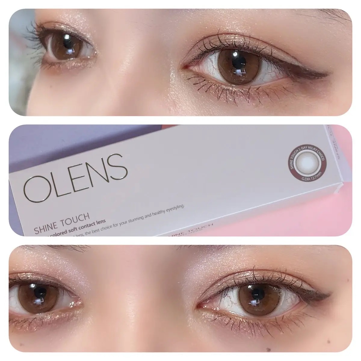 ViVi Ring 1day/OLENS/ワンデー（１DAY）カラコンを使ったクチコミ（3枚目）