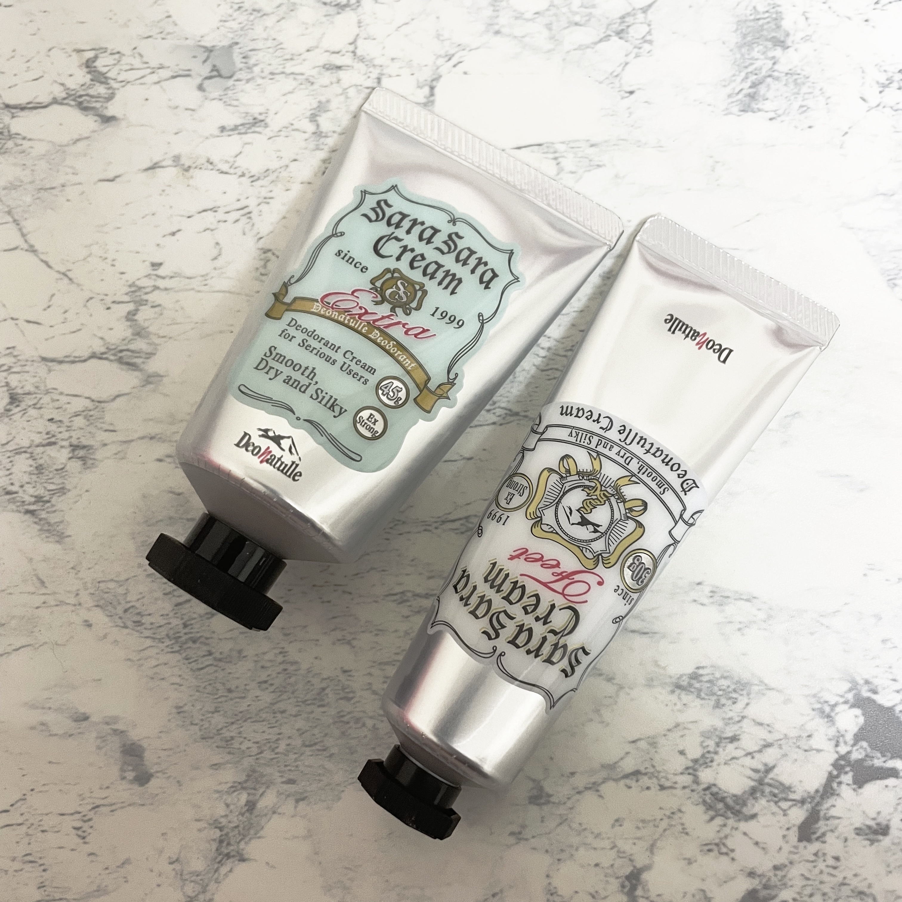 薬用足指さらさらクリーム/デオナチュレ/デオドラント・制汗剤を使ったクチコミ（2枚目）