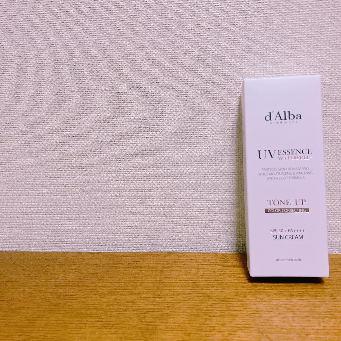 ウォータフルトーンアップサンクリーム/ダルバ/日焼け止めクリームを使ったクチコミ（1枚目）