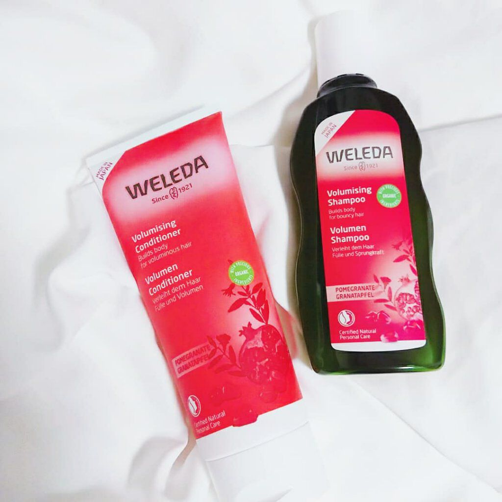 ざくろ ヘアシャンプー／ヘアコンディショナー/WELEDA/市販シャンプーを使ったクチコミ（1枚目）