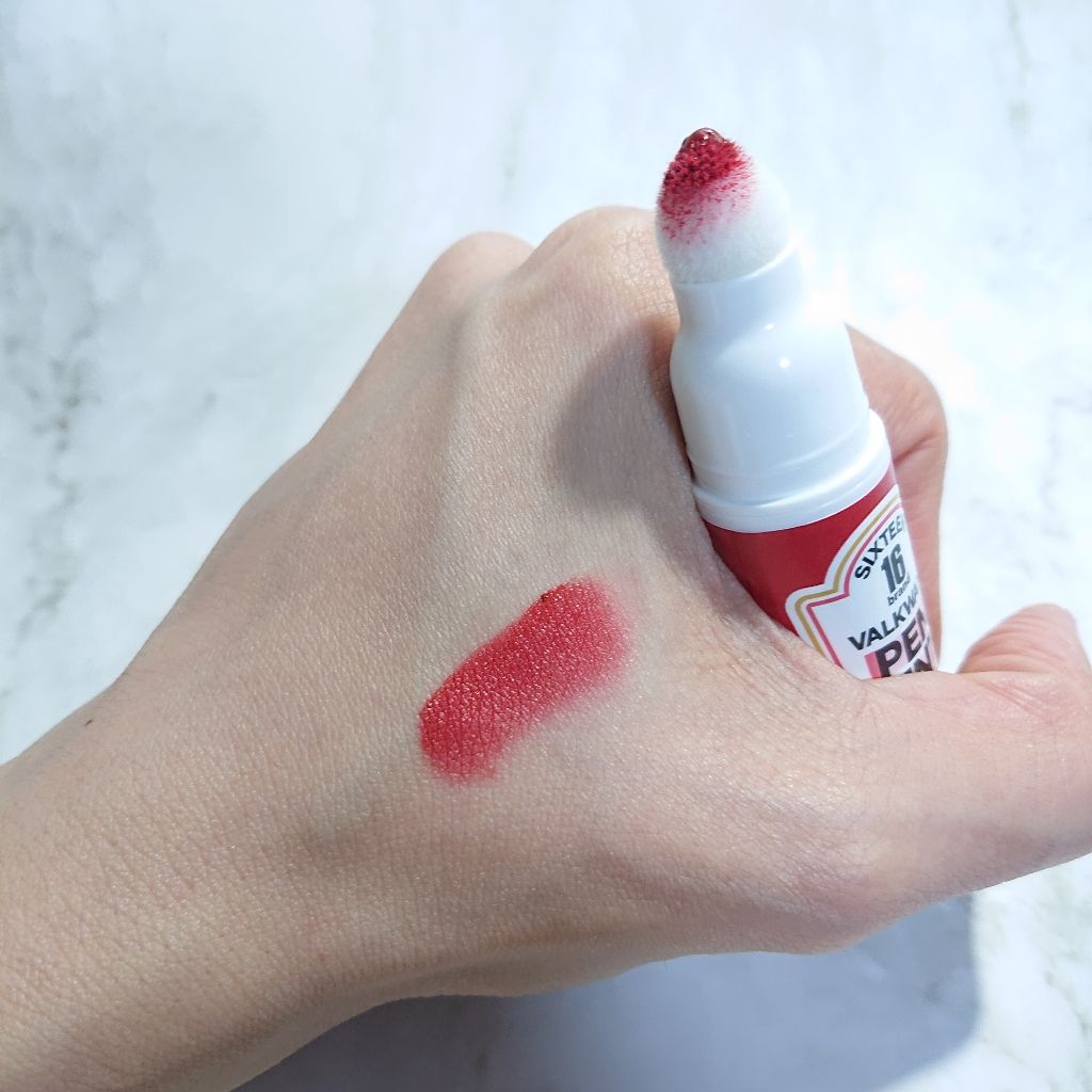 Sixteen Valkwang Pen/16BRAND/口紅を使ったクチコミ(3枚目)