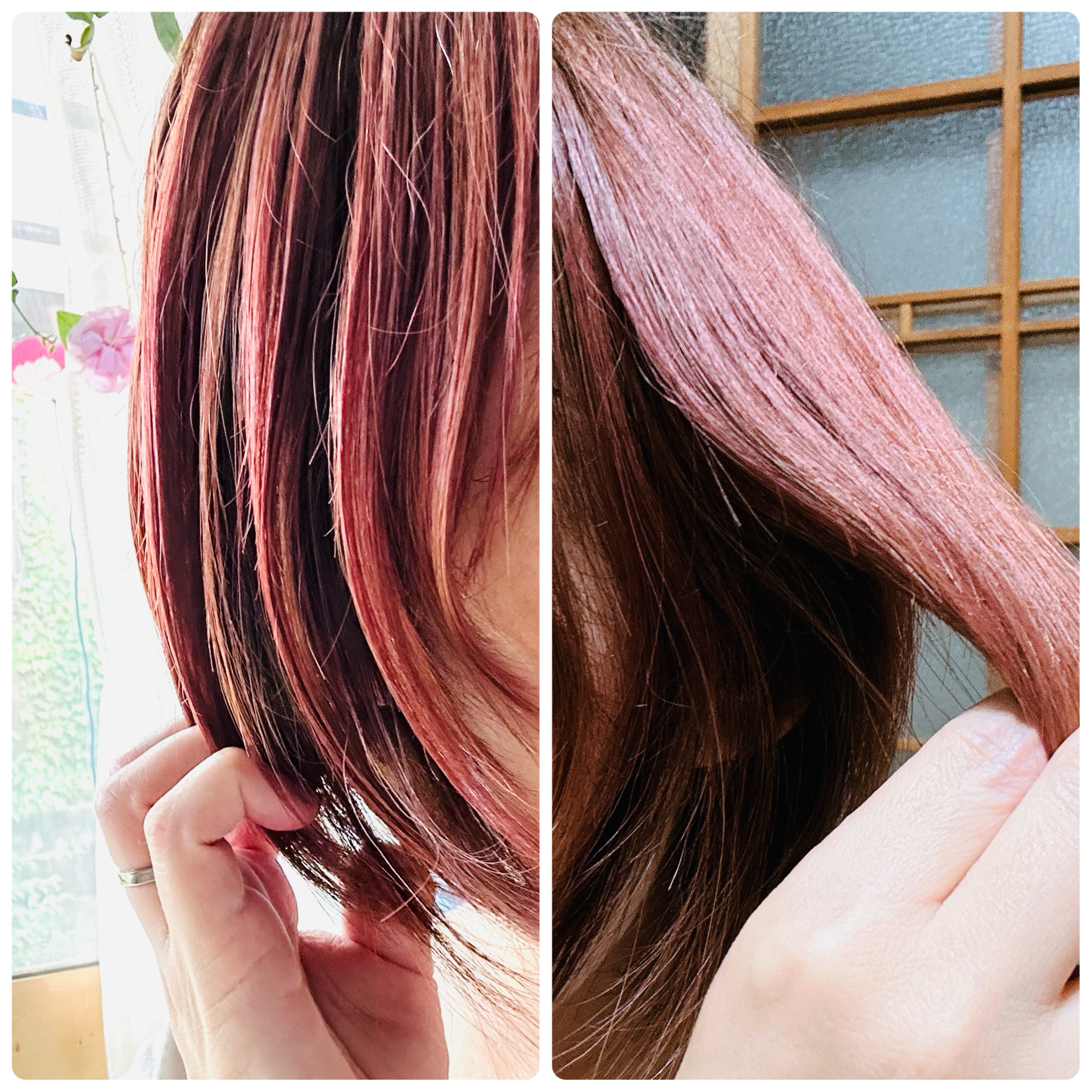 ユチャ　カラーシャンプー/カラートリートメント セット（ピンク）/YUCHAG/市販シャンプーを使ったクチコミ（3枚目）