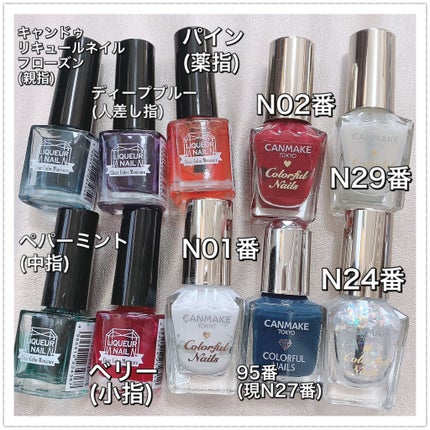 カラフルネイルズ/キャンメイク/マニキュアを使ったクチコミ(6枚目)