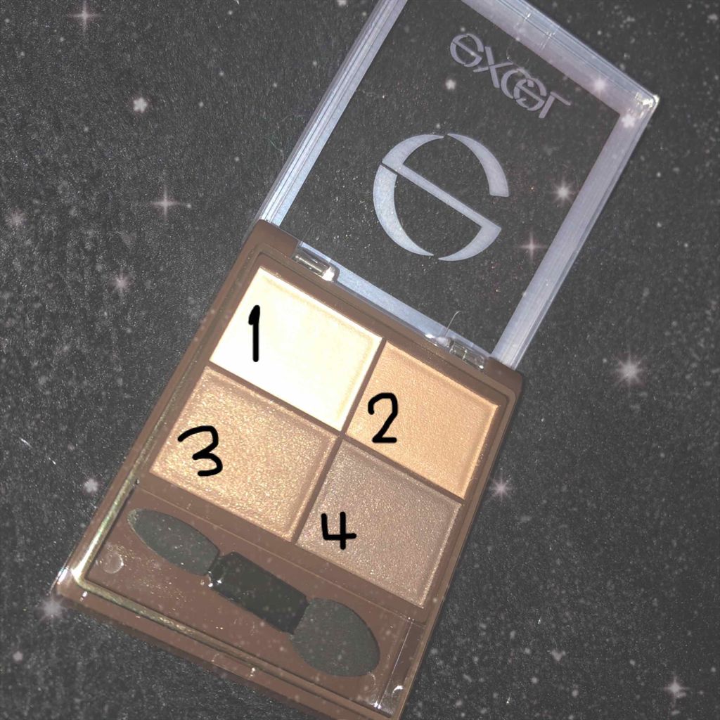 スキニーリッチシャドウ/excel/アイシャドウパレットを使ったクチコミ（2枚目）