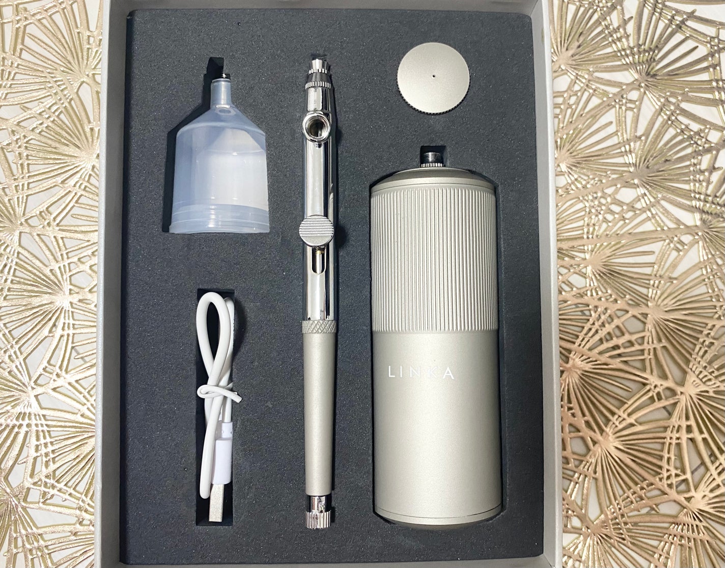 LINKA クリスタルミスト エアスプレー/LINKA/美顔器・マッサージを使ったクチコミ(1枚目)