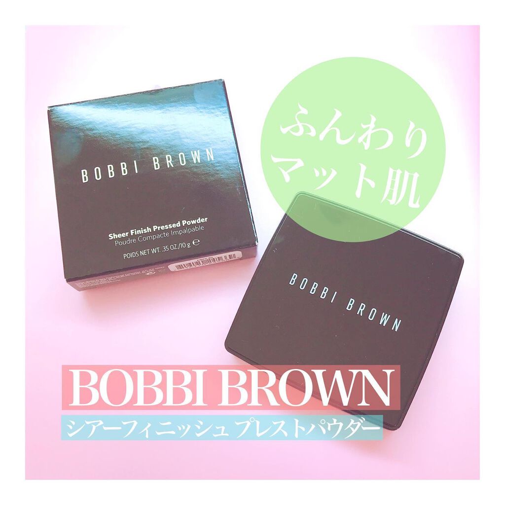 シアーフィニッシュ プレストパウダー L01 ペールイエロー/BOBBI BROWN/プレストパウダーを使ったクチコミ（1枚目）