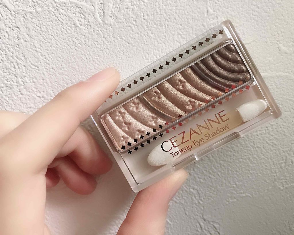 トーンアップアイシャドウ/CEZANNE/アイシャドウパレットを使ったクチコミ（1枚目）