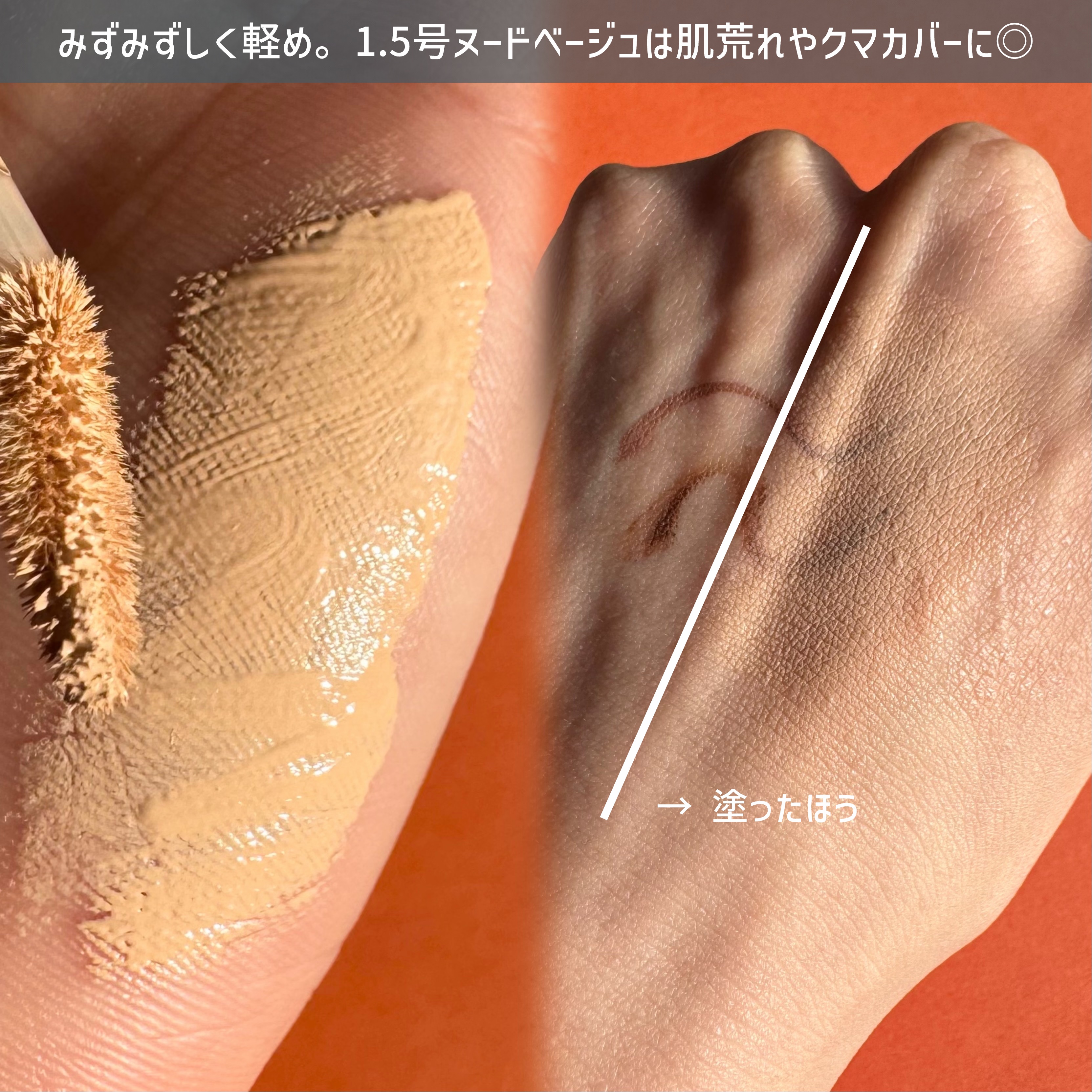 ダーマシンコンシーラー/23years old/リキッドコンシーラーを使ったクチコミ（3枚目）