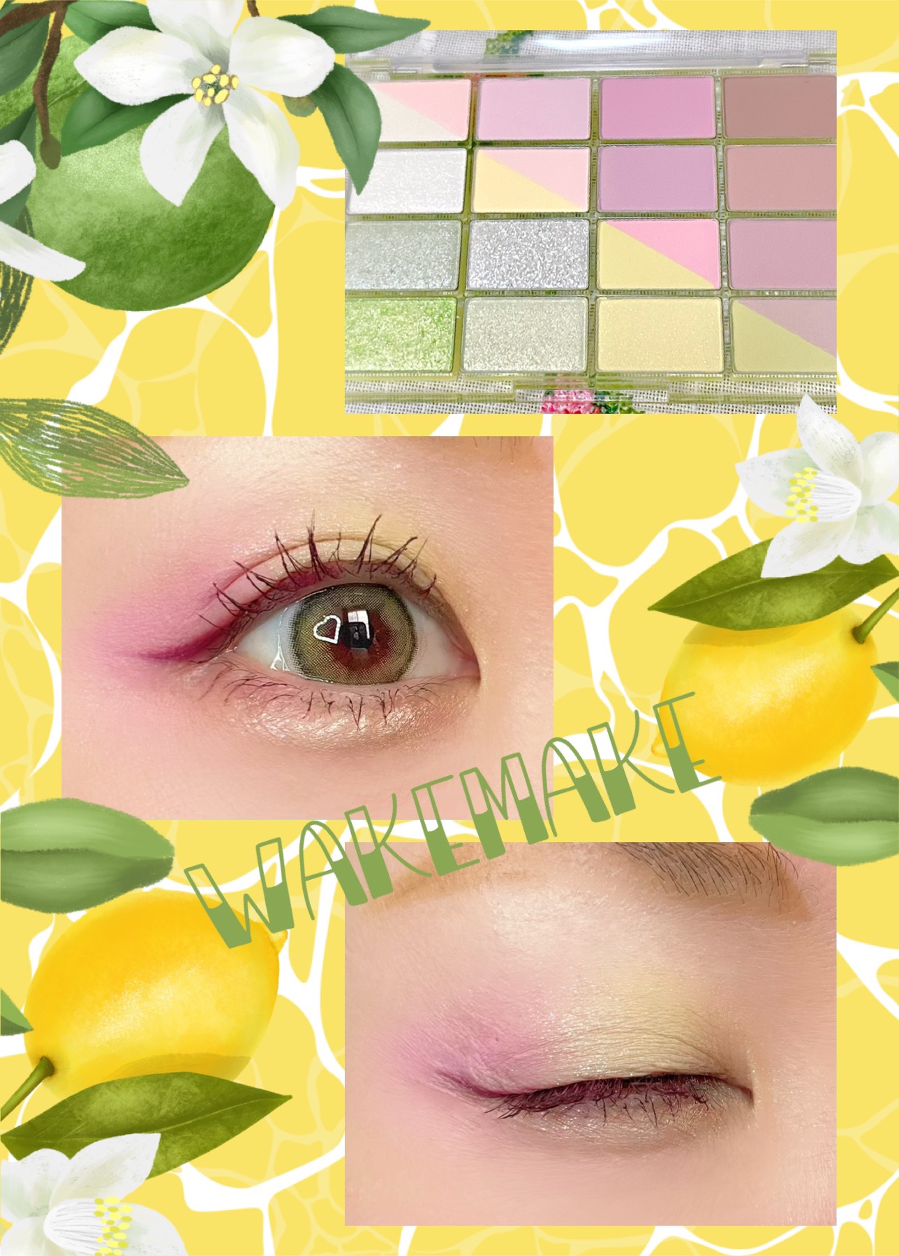 ソフトブラーリングアイパレット/wakemake/アイシャドウパレットを使ったクチコミ（1枚目）