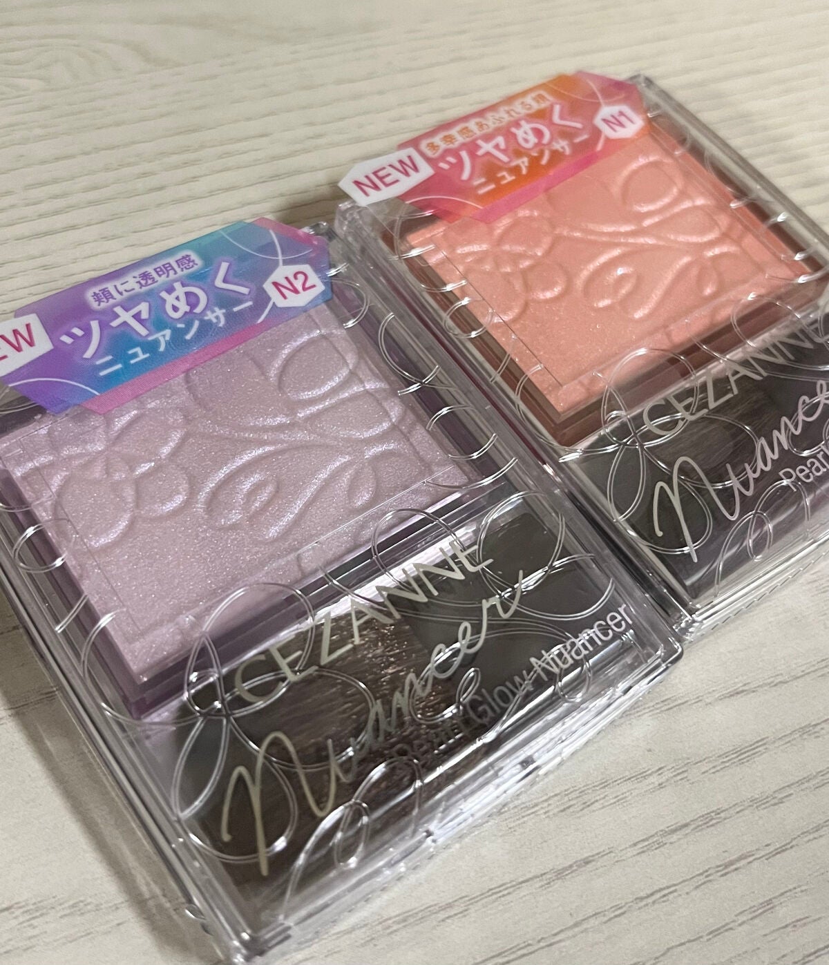 パールグロウニュアンサー/CEZANNE/パウダーハイライトを使ったクチコミ(1枚目)