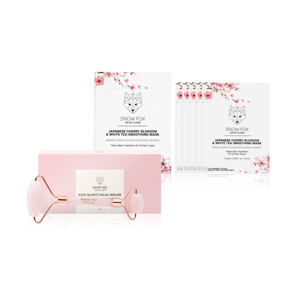 SNOW FOX SKINCARE 桜マスク＆ローラー セット