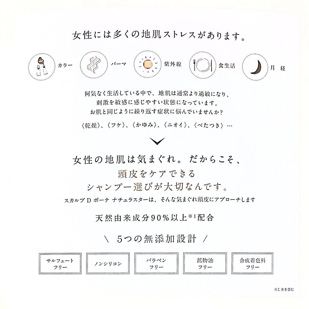 スカルプD ボーテ ナチュラスター スカルプシャンプー／トリートメントパック/アンファー(スカルプD)/シャンプー・コンディショナーを使ったクチコミ（3枚目）