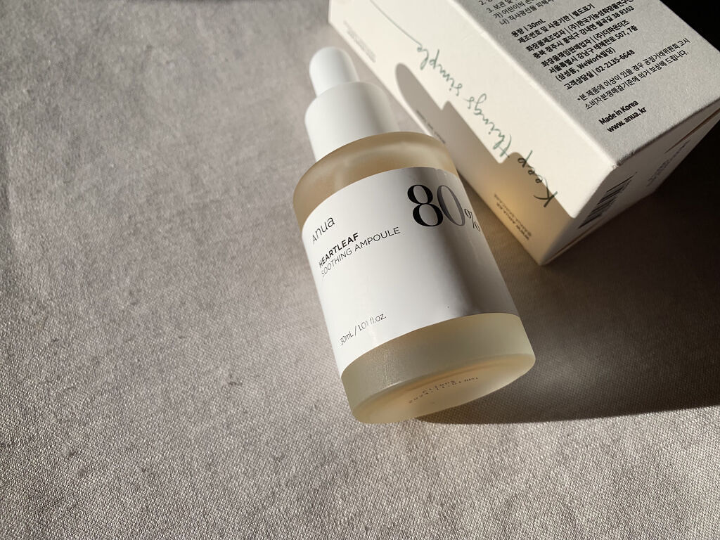 ドクダミ80％スージングアンプル/Anua/美容液を使ったクチコミ（1枚目）