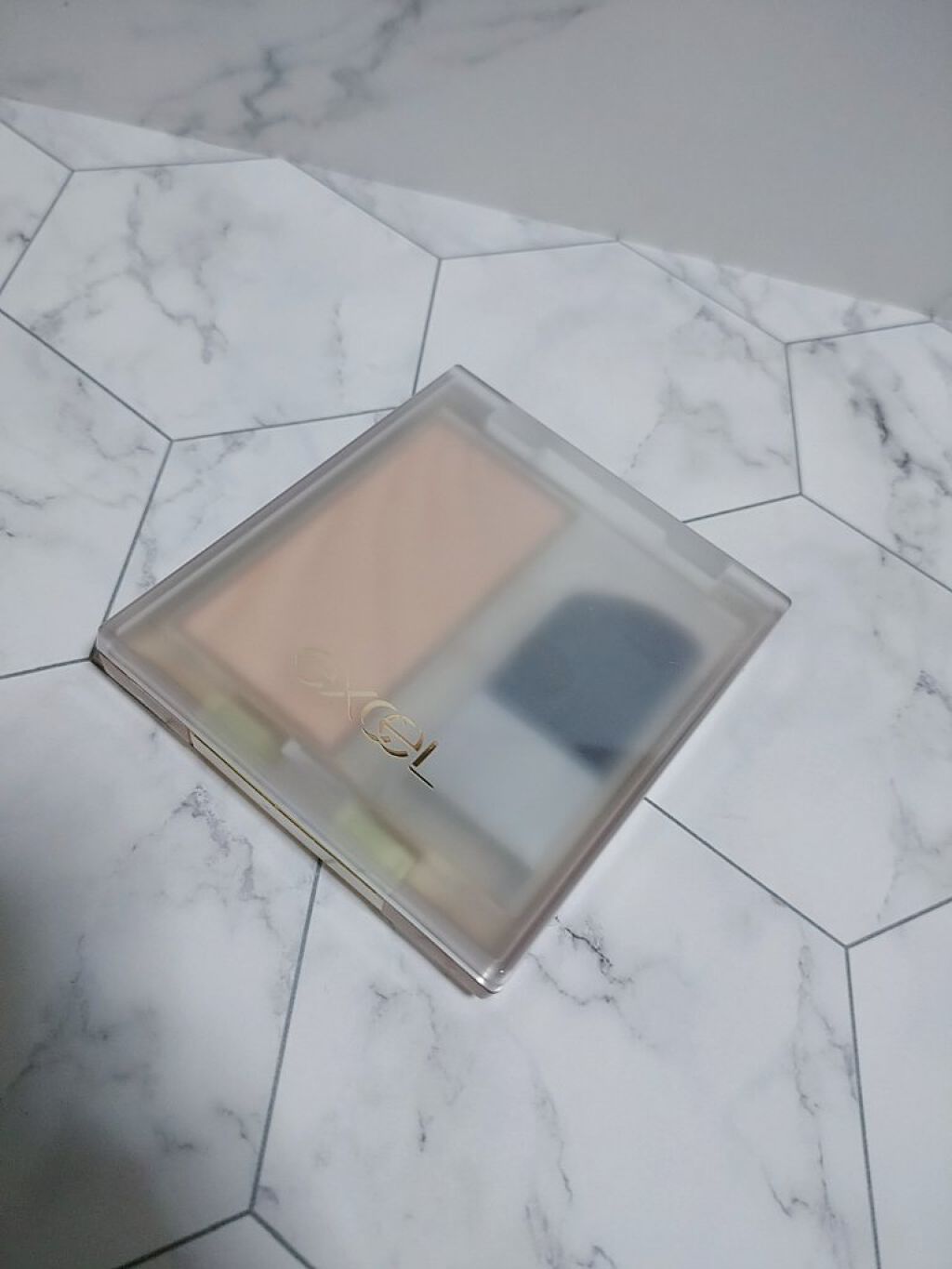 ドレープド シマーグロウ/excel/パウダーハイライトを使ったクチコミ（1枚目）