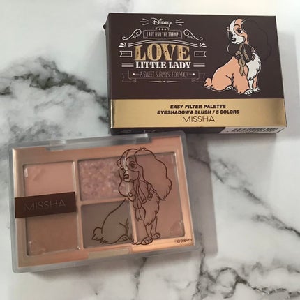 イージーフィルター シャドウパレット ディズニーシリーズ/MISSHA/アイシャドウパレットを使ったクチコミ(1枚目)