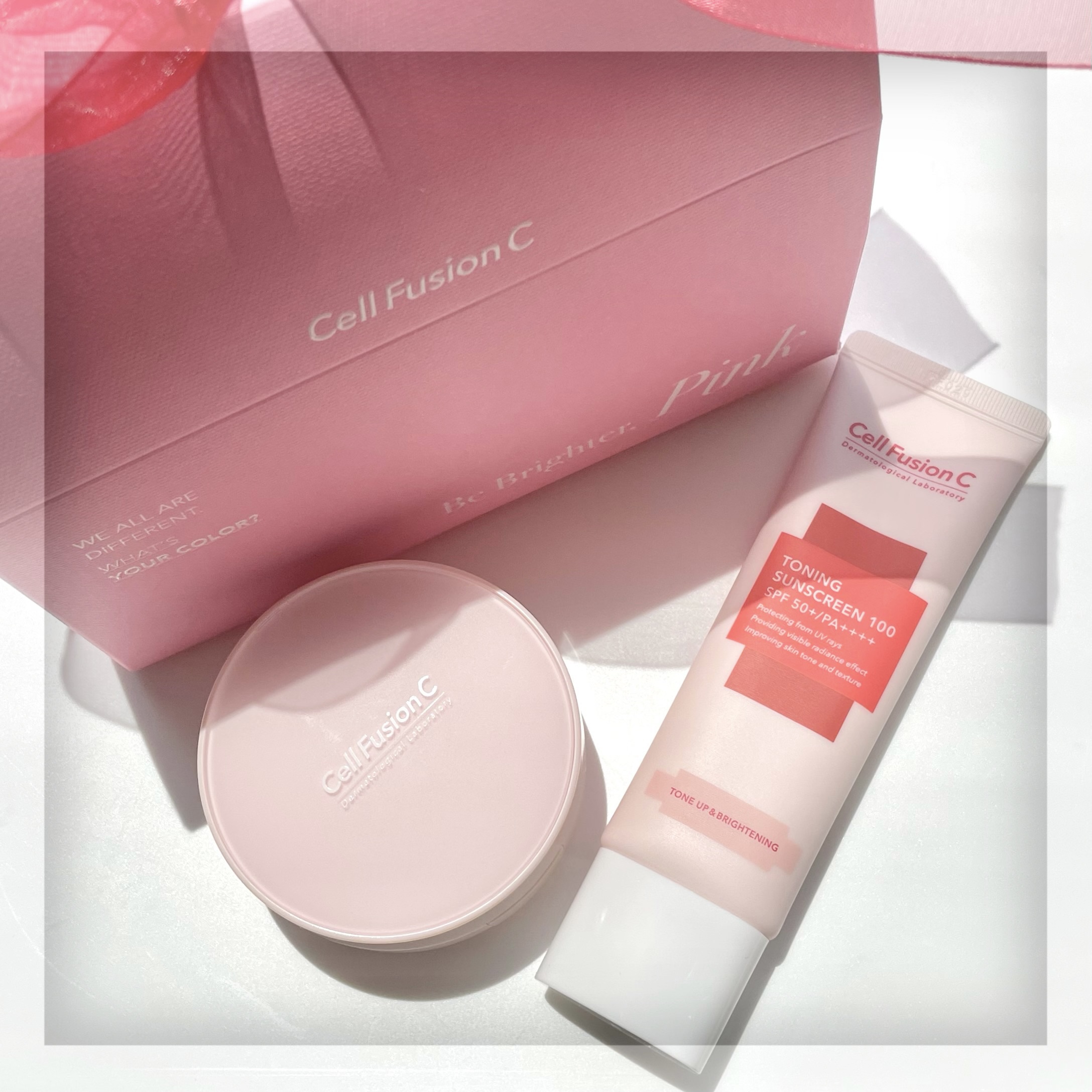 トーニングサンクッション/Cell Fusion C(セルフュージョンシー)/日焼け止めローションを使ったクチコミ（1枚目）