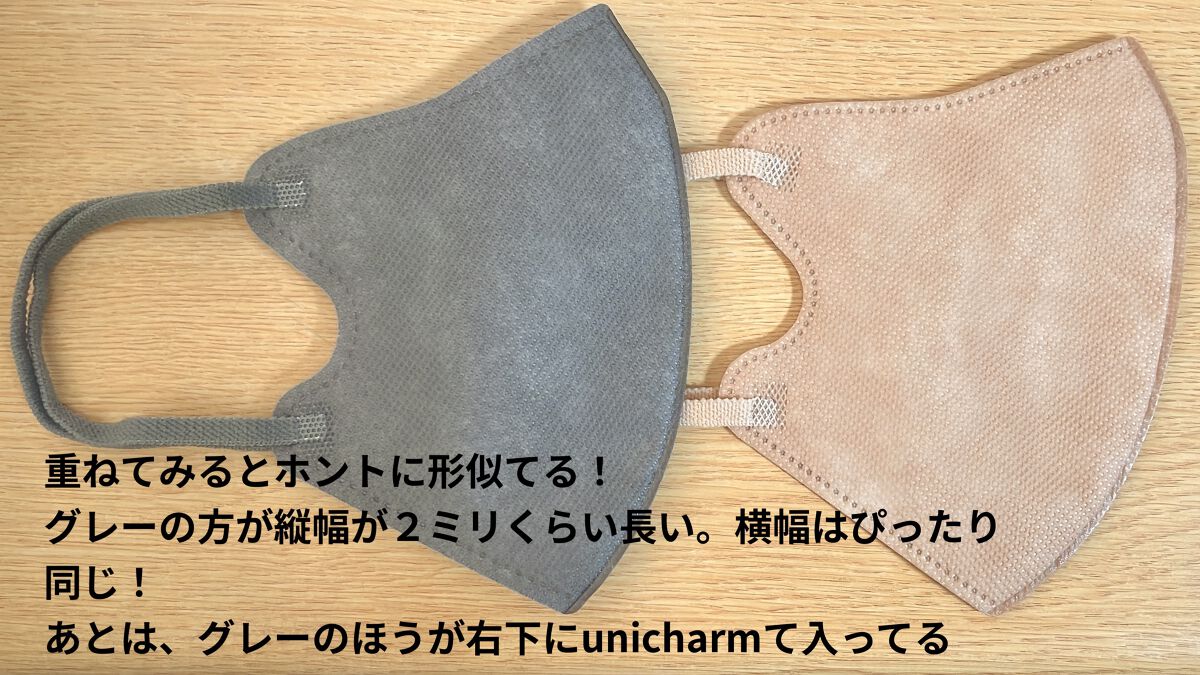 超快適マスク SMART COLOR/ユニ・チャーム/マスクを使ったクチコミ（2枚目）