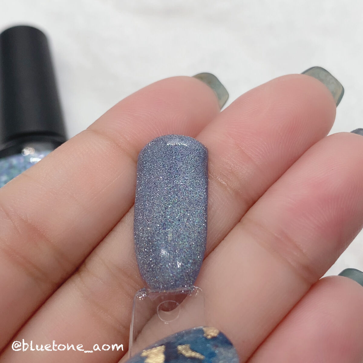 プレミアムフラッシュマグネットジェル/ネイル工房/ジェルネイルを使ったクチコミ（2枚目）