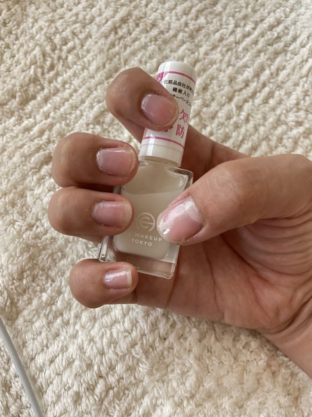 AC クイックドライベース＆ハードナー/AC MAKEUP/ネイルベースコートを使ったクチコミ（3枚目）