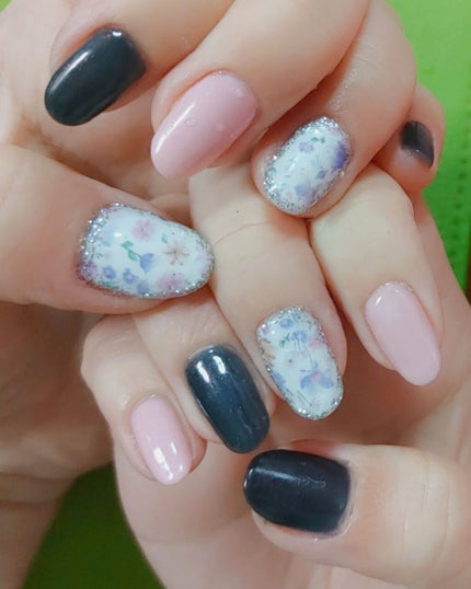 しずくネイルシール/キャンドゥ/ネイルシールを使ったクチコミ(2枚目)