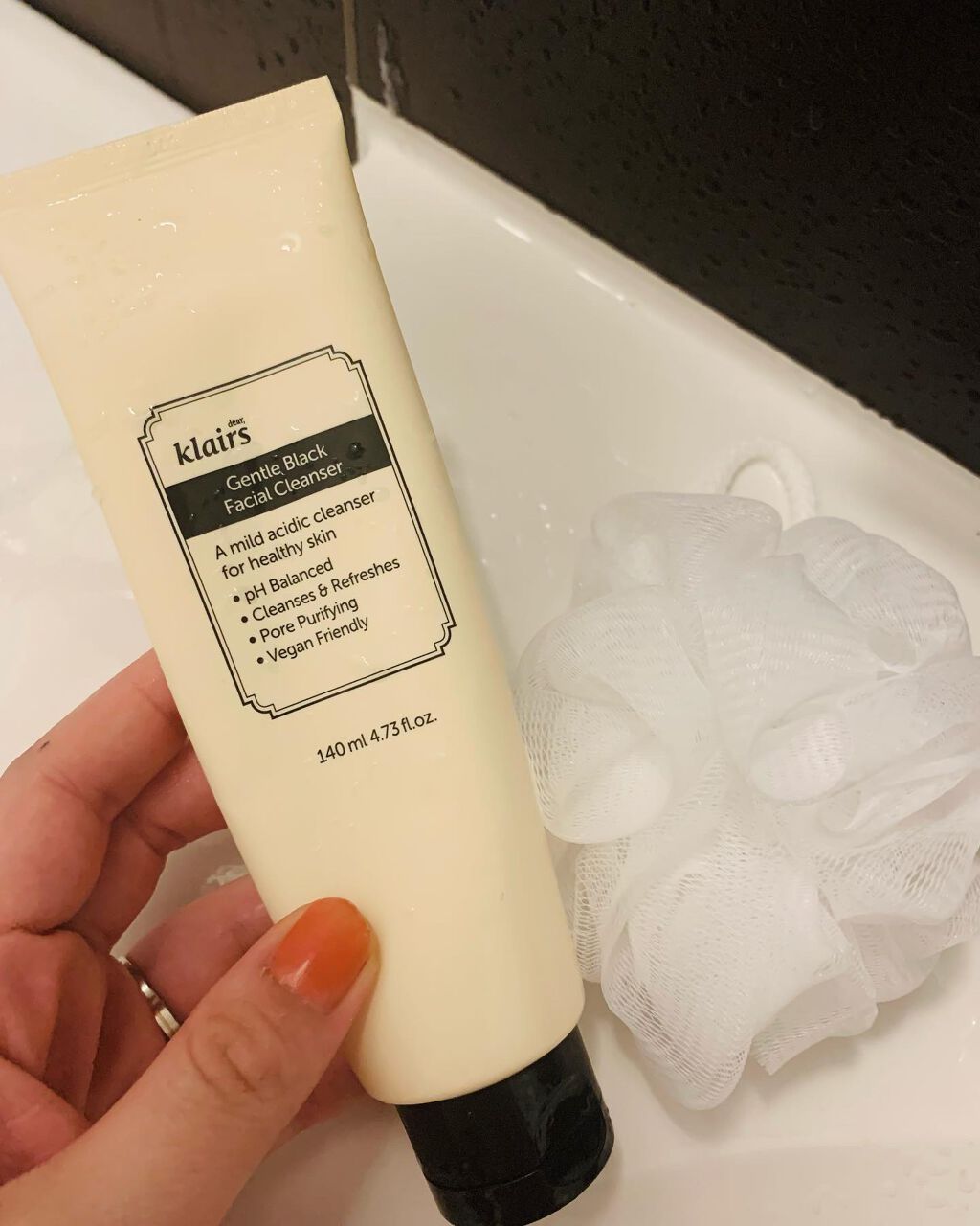 ジェントルブラックフェイシャルクレンザー(140ml)/Klairs/洗顔フォームを使ったクチコミ(3枚目)