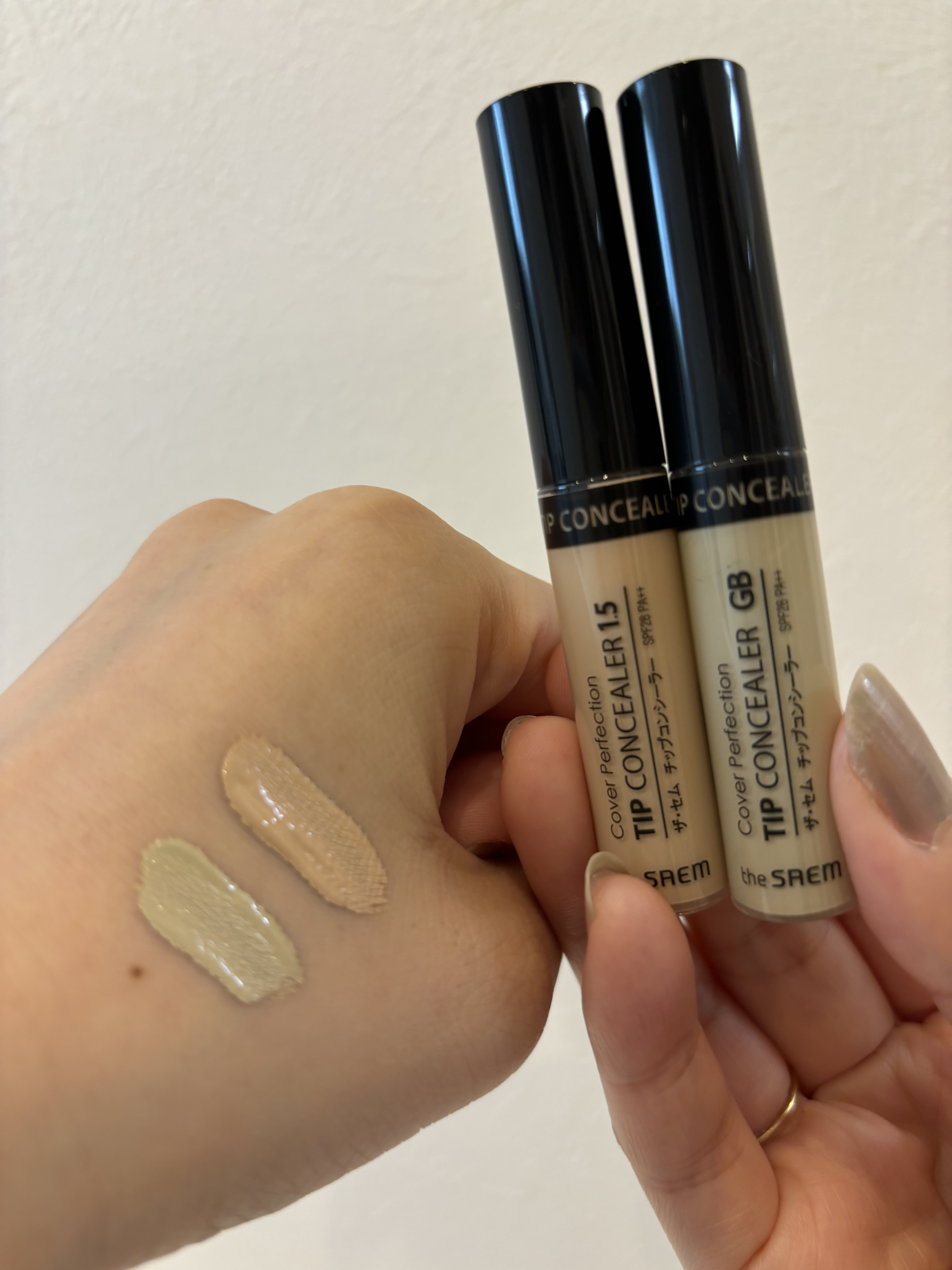 カバーパーフェクション チップコンシーラー/the SAEM/リキッドコンシーラーを使ったクチコミ（2枚目）